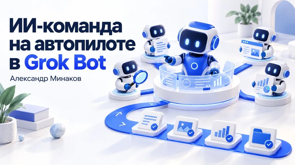 ИИ-команда на автопилоте в Grok Bot, курс Александра Минакова
